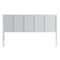 Flash Furniture King White Wooden 4 Panel Adjustable Headboard MG-9708KHB-K-WHT-GG - alternate 4